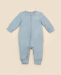 Bamboo growsuit - Dusk blue