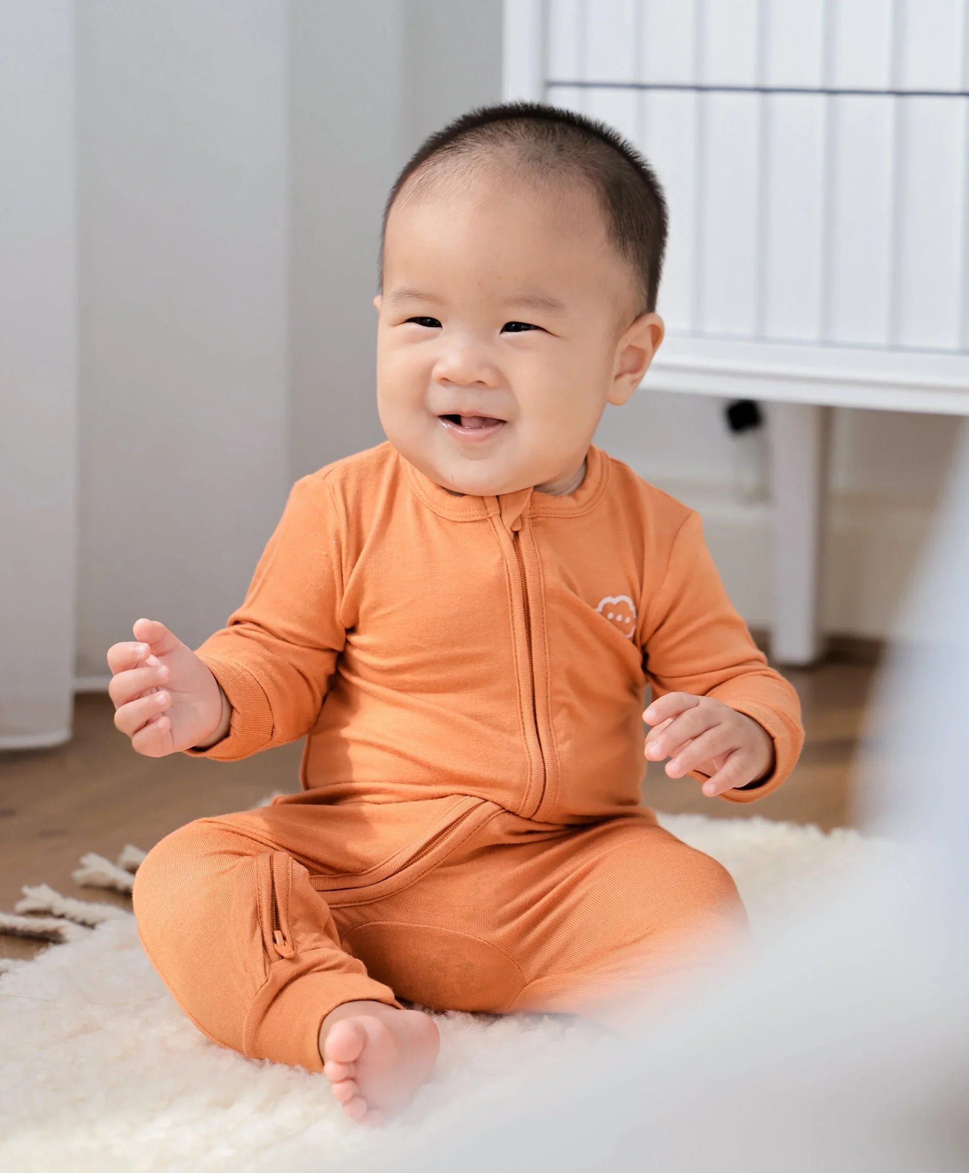 Bamboo Growsuit - Ginger