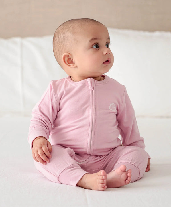 Bamboo Zip Romper - Lavender