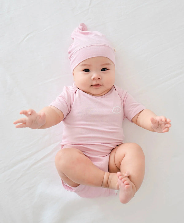 Bamboo Short Sleeve Bodysuit - Lavender