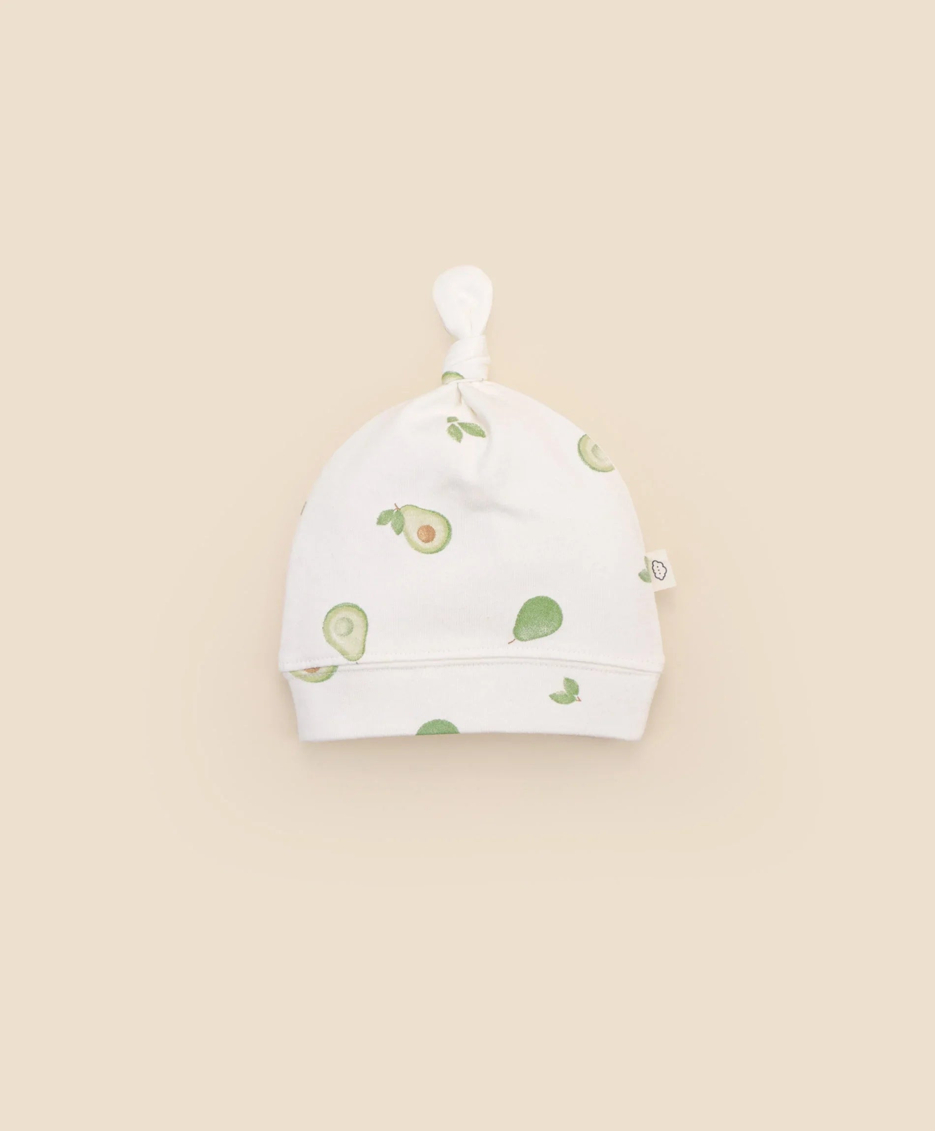 Organic Cotton Baby Beanie - Avocados