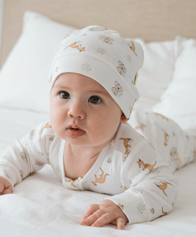 Baby beanie - Kangaroo & Koala Lummi in Colour Babywear