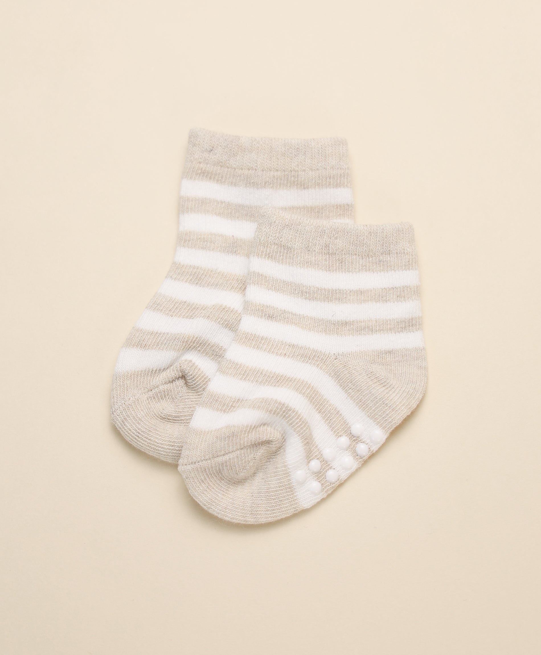 Socks - Beige stripes