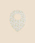 Organic Cotton Bib - Daisies with delicate floral pattern designed for babywear and comfort for parents