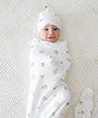 Baby swaddle wrap - Avocados Lummi in Colour Babywear