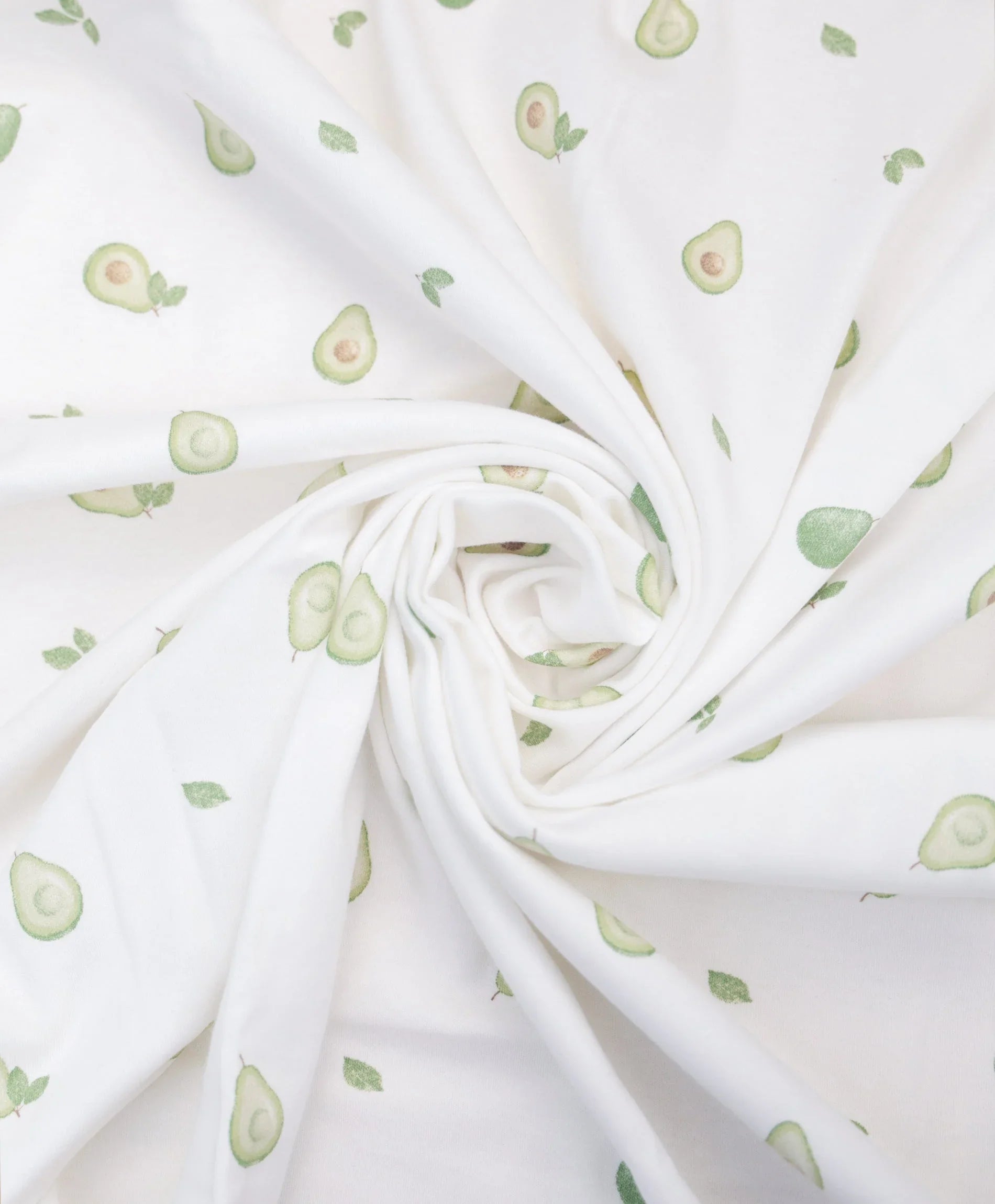Organic Cotton Baby Swaddle Wrap - Avocados