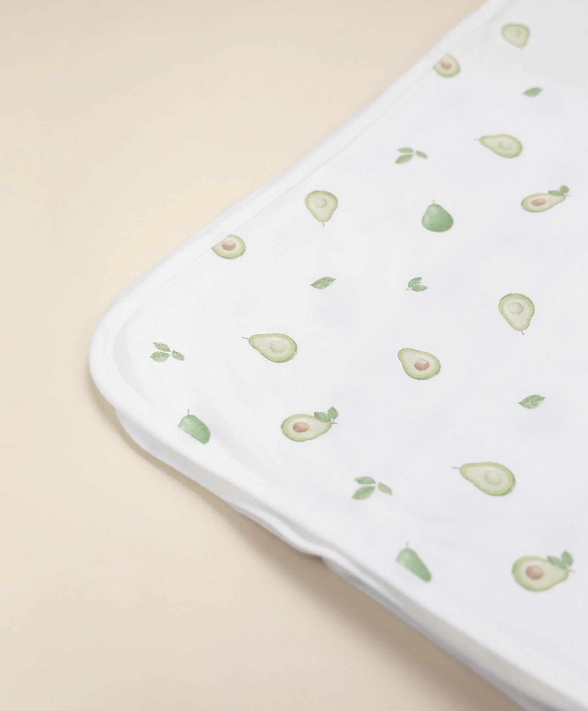 Organic Cotton Baby Swaddle Wrap - Avocados
