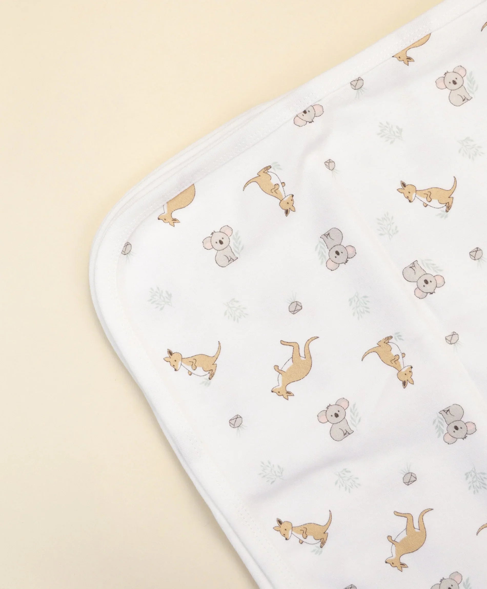 Baby swaddle wrap - Kangaroo &amp; Koala Lummi in Colour Babywear