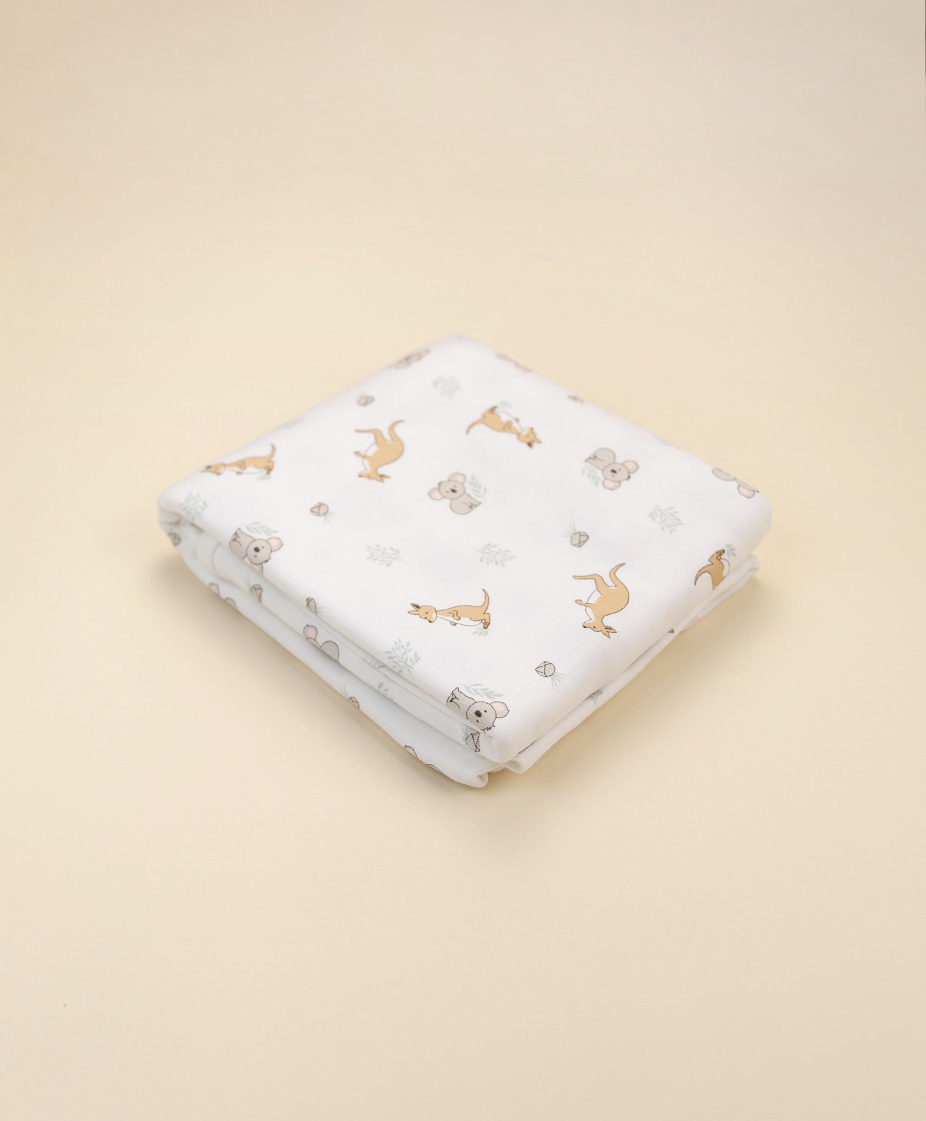 Baby swaddle wrap - Kangaroo &amp; Koala Lummi in Colour Babywear