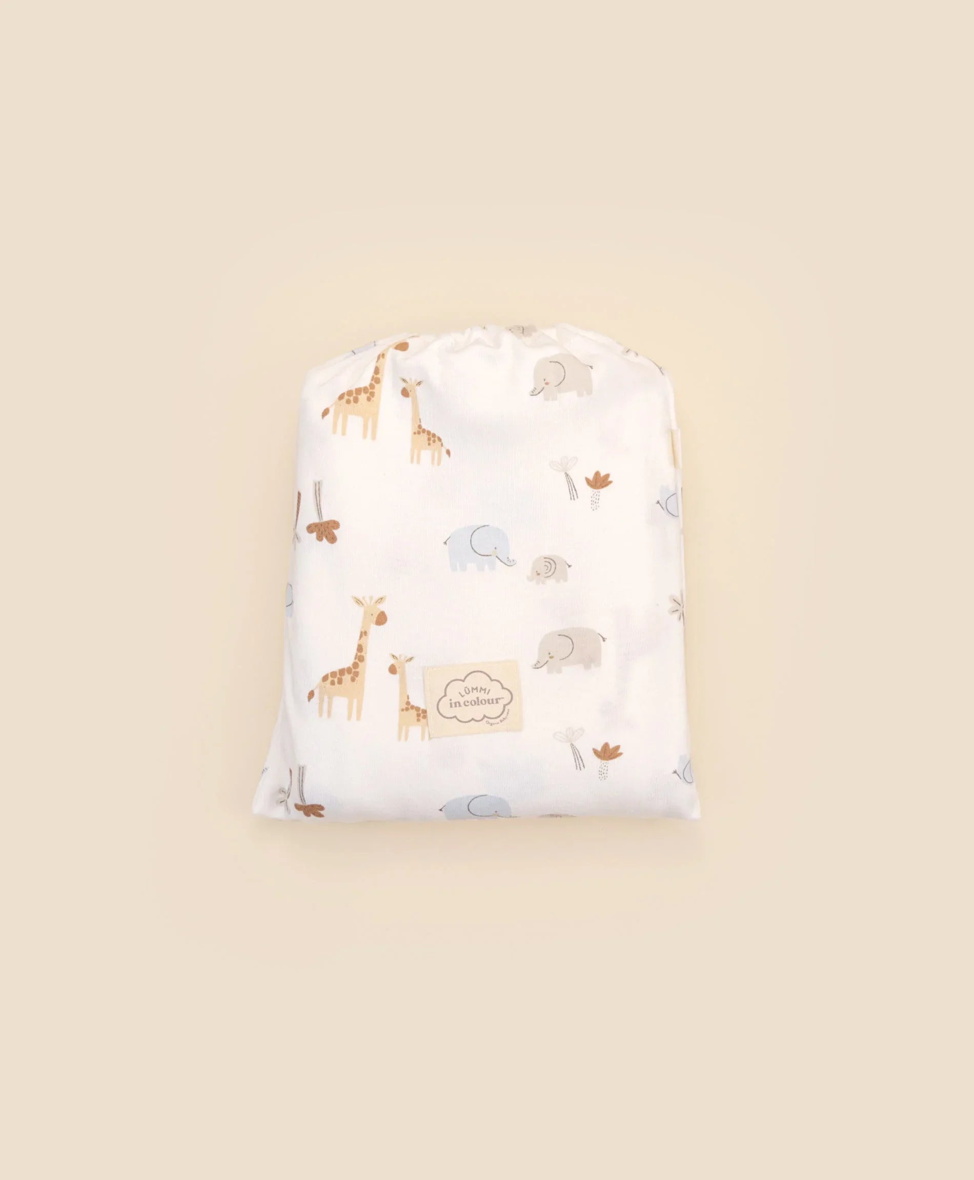 Cot sheet - Safari Lummi in Colour Babywear