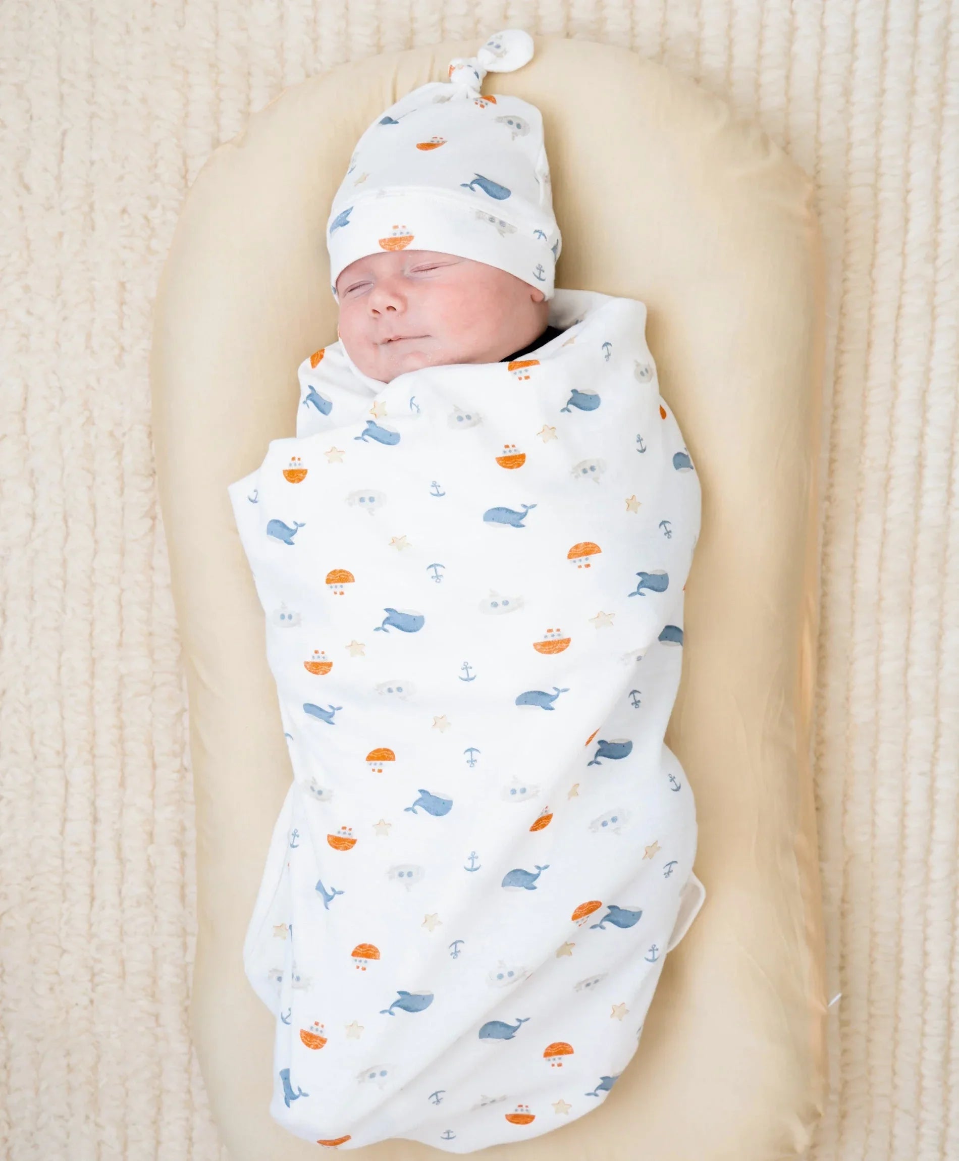 Baby swaddle wrap - Sea Lummi in Colour Babywear