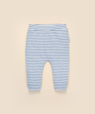 Comfy Baby Leggings - Blue stripes Lummi in Colour Babywear