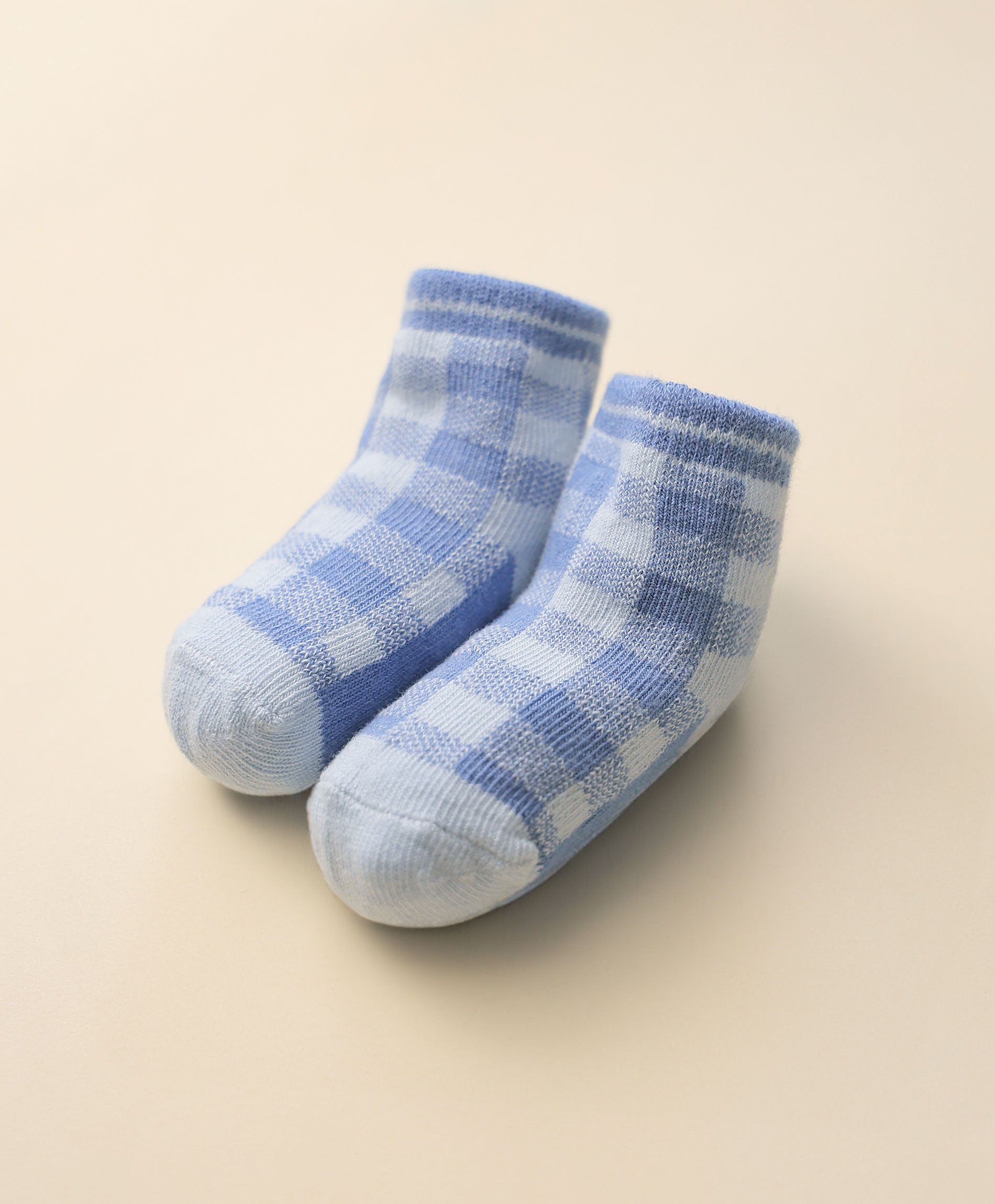 Socks - Blue plaid