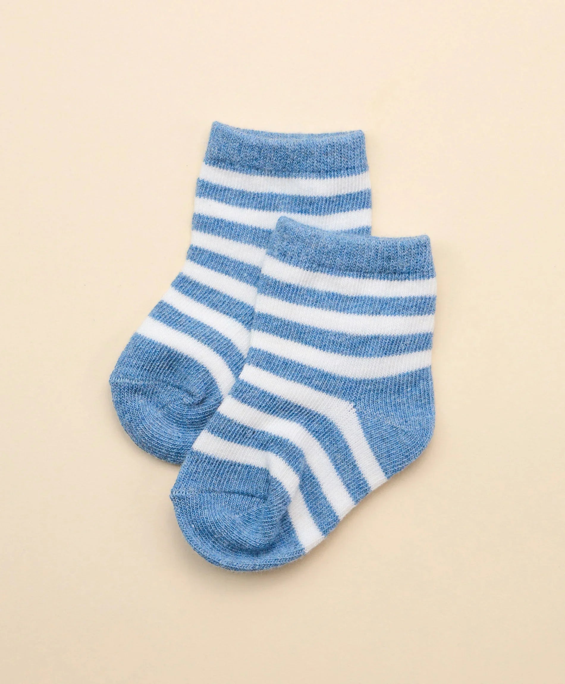 Baby Socks - Blue stripes Lummi in Colour Babywear