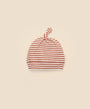 Comfy baby beanie - Chestnut stripes Lummi in Colour Babywear