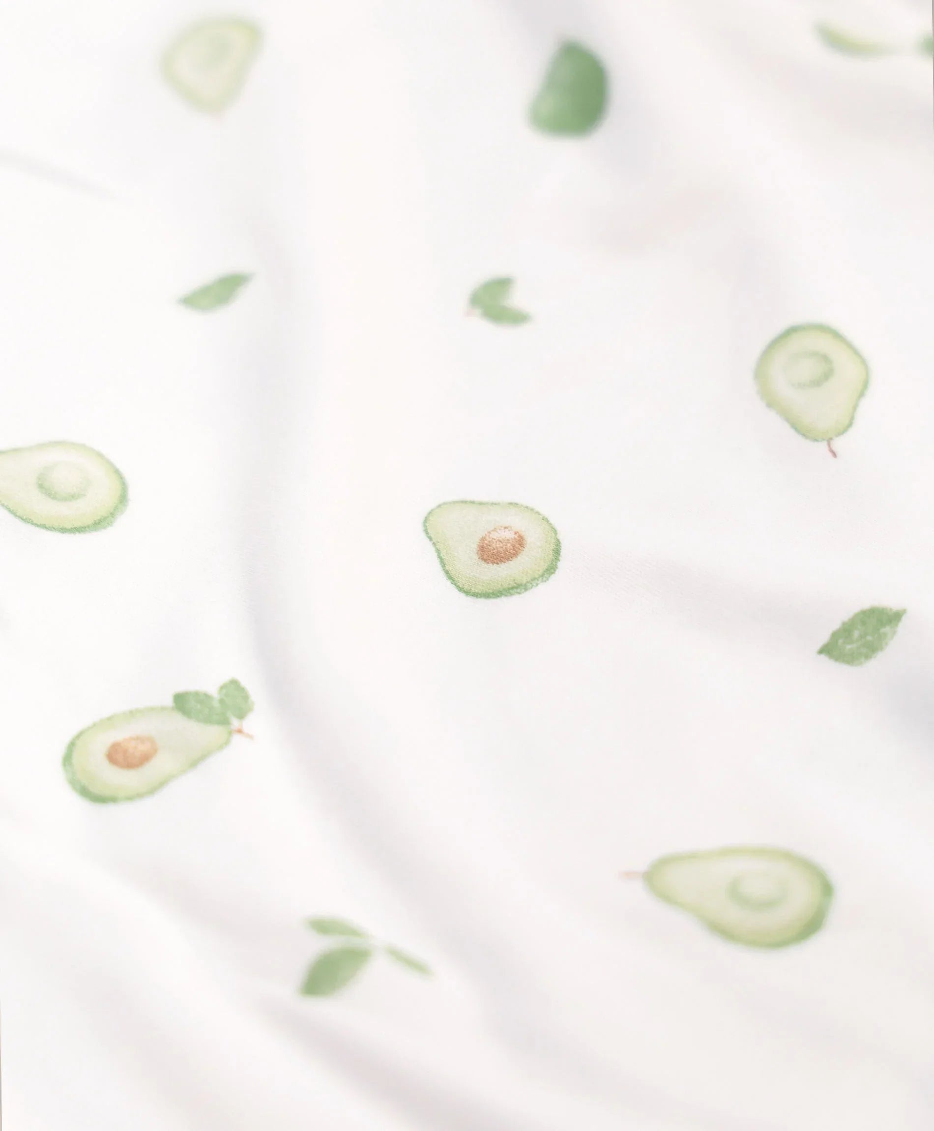 Cot sheet - Avocados Lummi in Colour Babywear