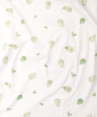 Cot sheet - Avocados Lummi in Colour Babywear