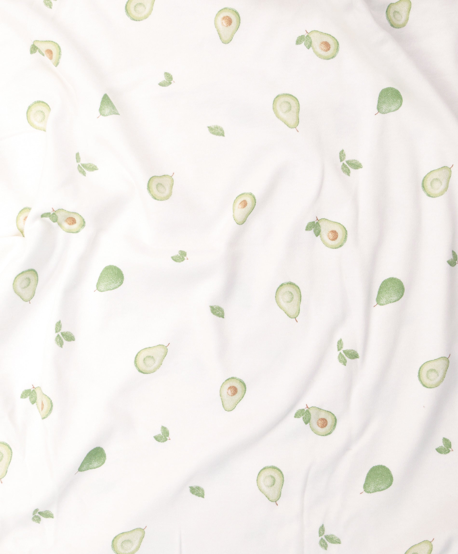 Cot sheet - Avocados Lummi in Colour Babywear