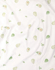 Cot sheet - Avocados Lummi in Colour Babywear