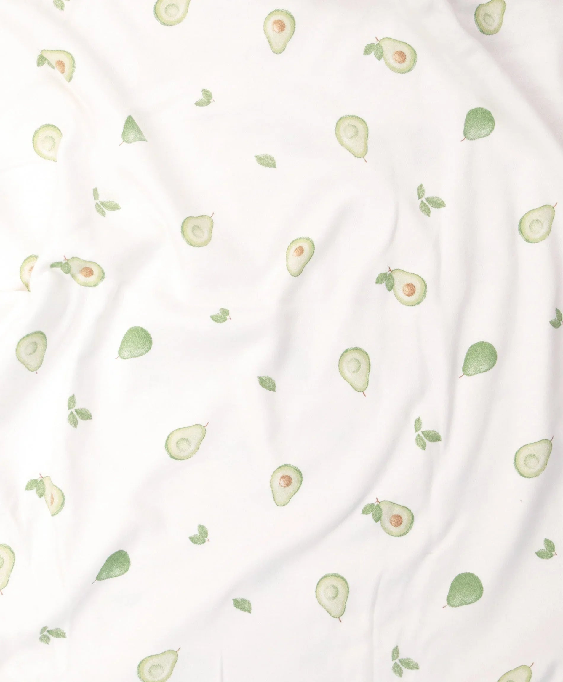 Cot sheet - Avocados Lummi in Colour Babywear