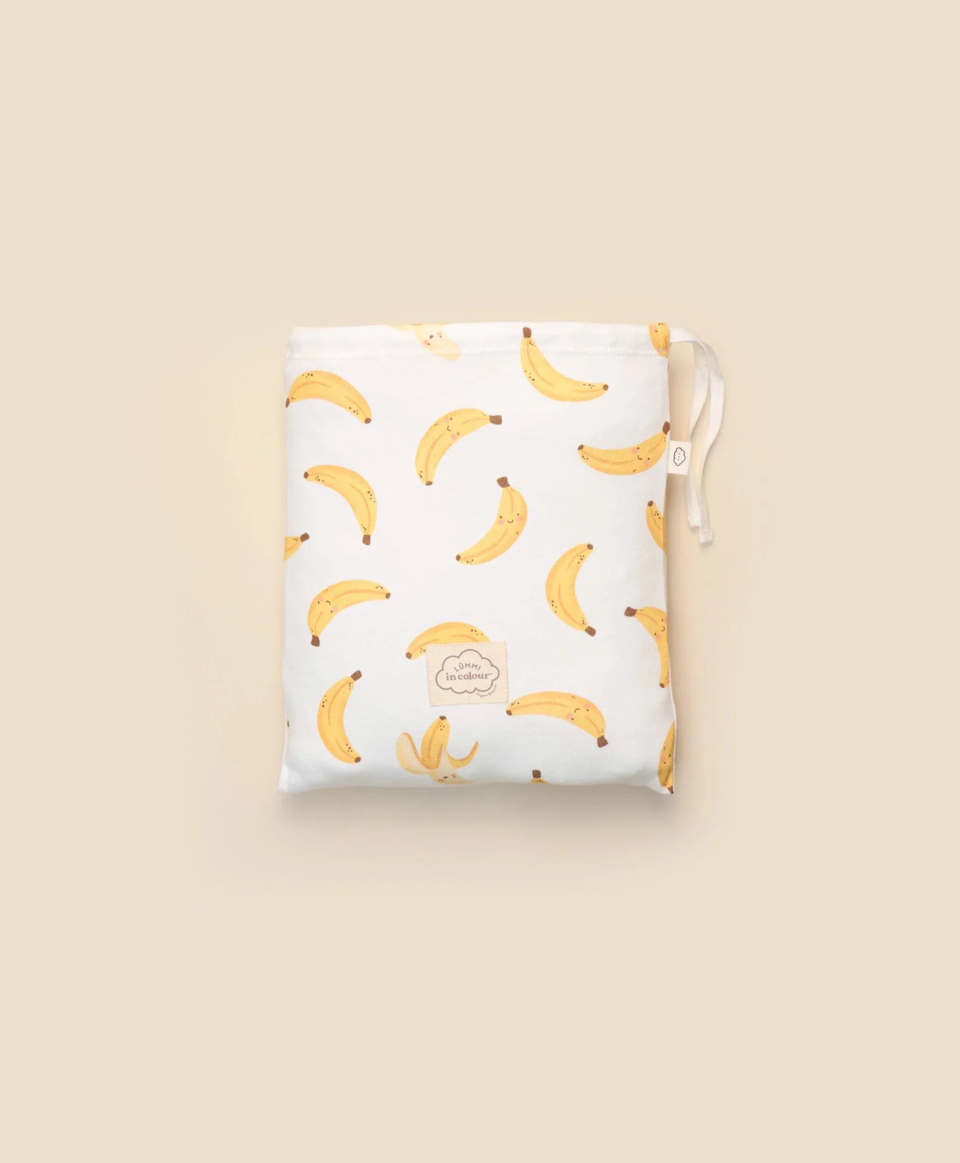 Cot sheet - Bananas Lummi in Colour Babywear