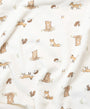 Cot sheet - Bear & Fox Lummi in Colour Babywear