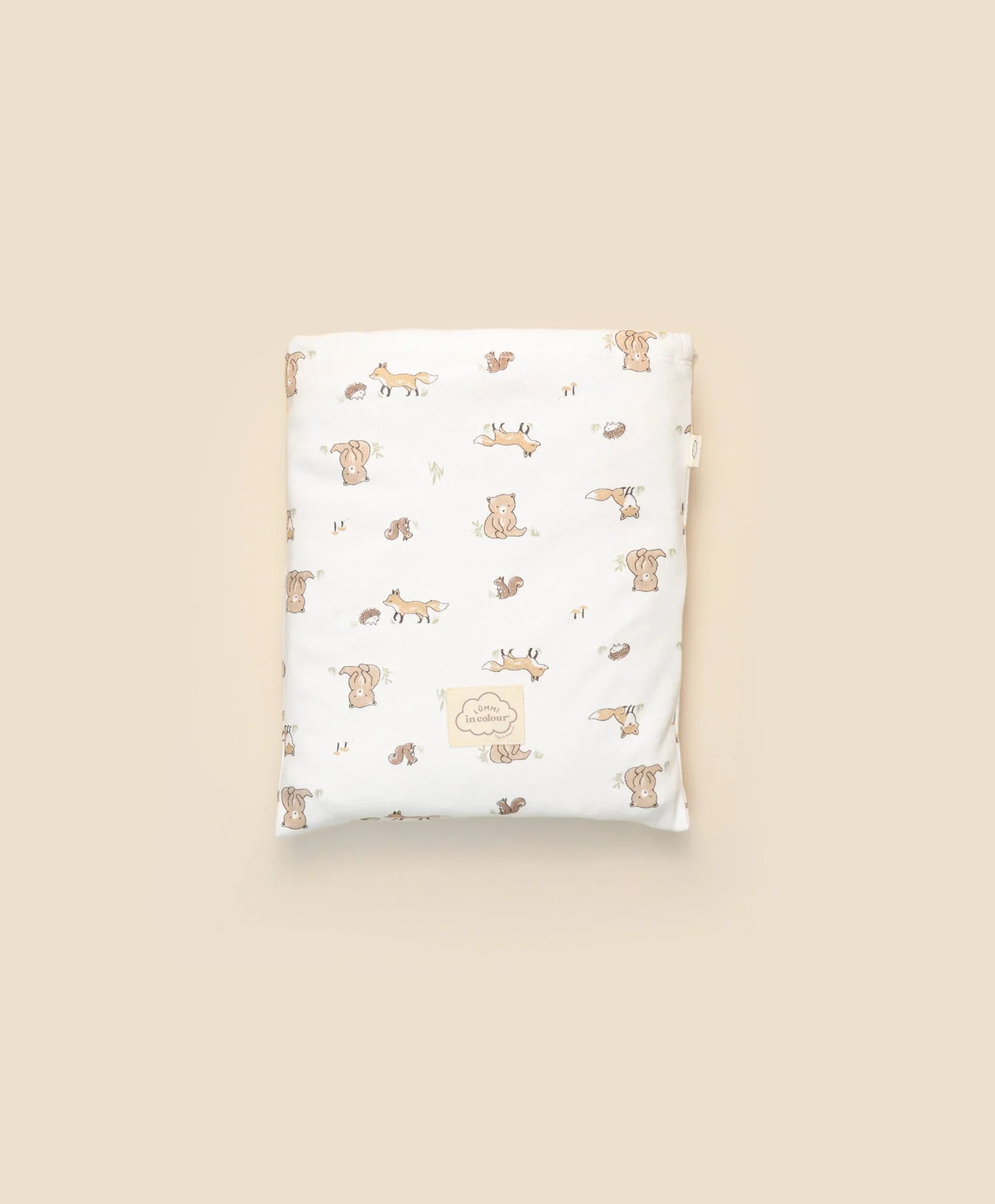 Cot sheet - Bear & Fox Lummi in Colour Babywear