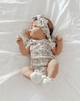 Flutter Sleeve Baby Bodysuit - Daisy Daisy
