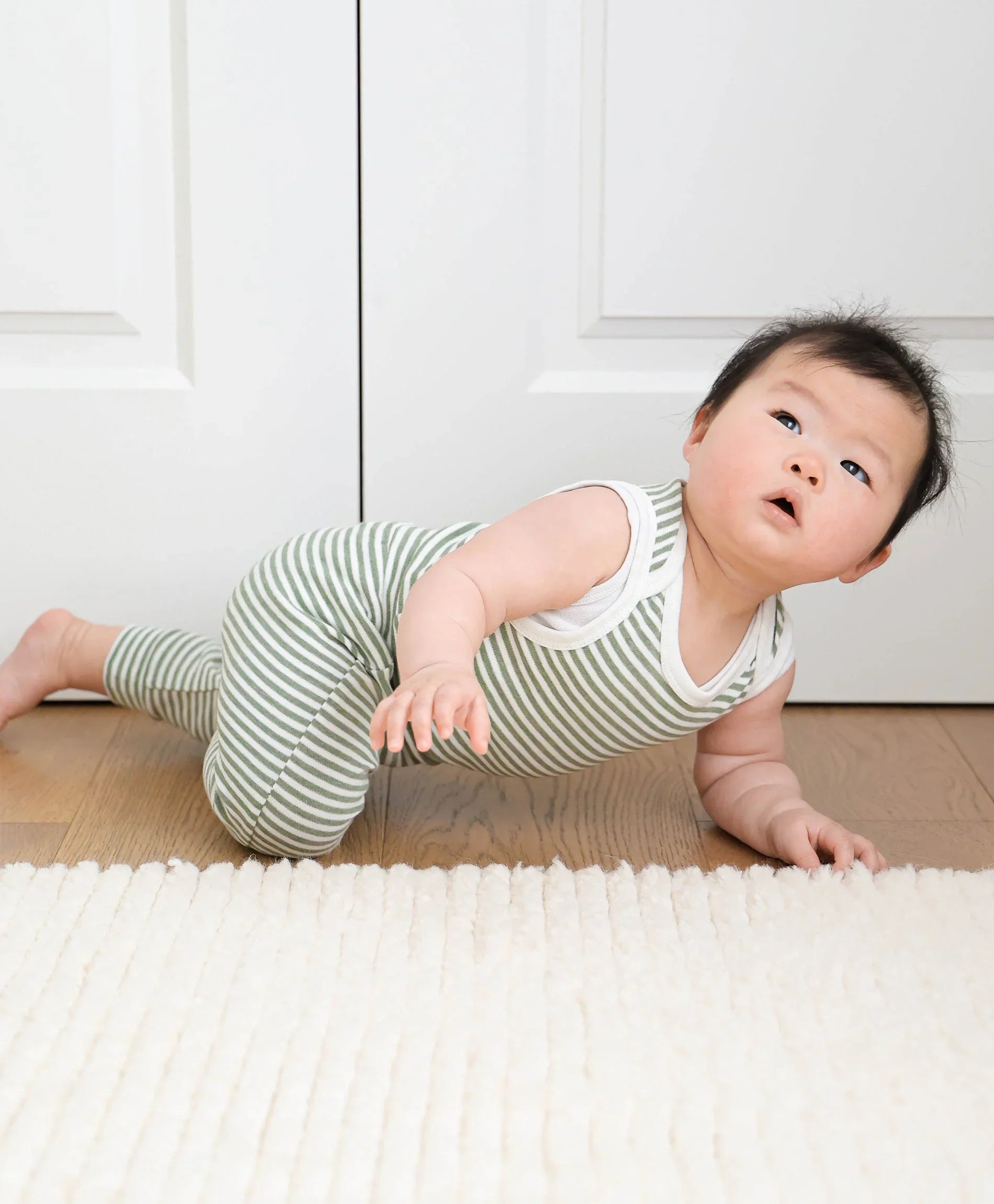 Comfy Baby Leggings - Forest stripes Lummi in Colour Babywear