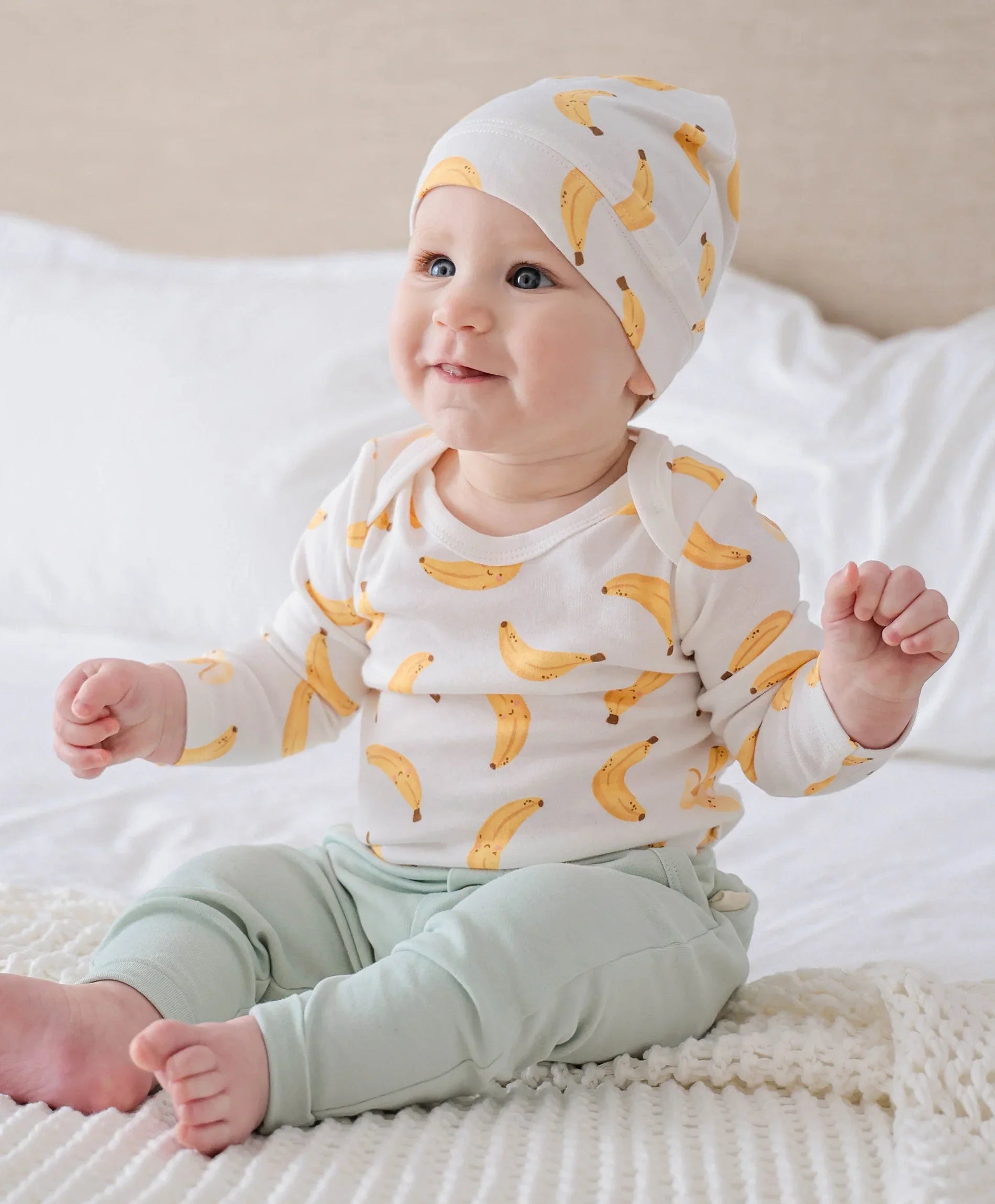 Slouchy Track Pants - Lime Green Lūmmi in Colour™ Babywear