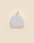 Comfy baby beanie - Grey stripes