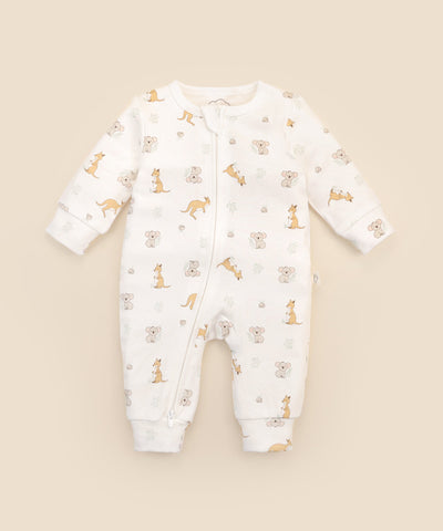 Growsuit - Kangaroo & Koala Lummi in Colour Babywear