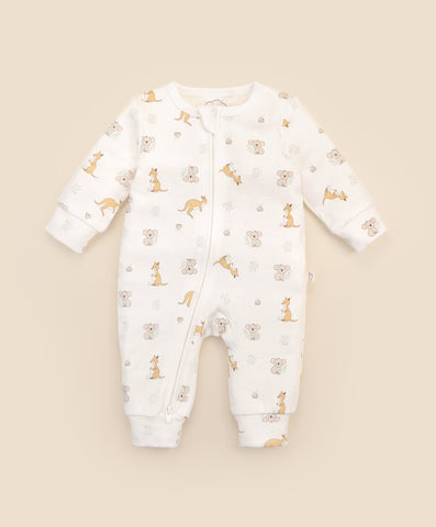 Growsuit - Kangaroo & Koala Lummi in Colour Babywear