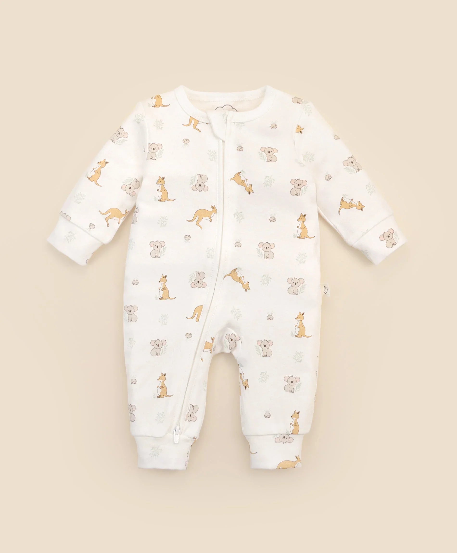 Growsuit - Kangaroo &amp; Koala Lummi in Colour Babywear