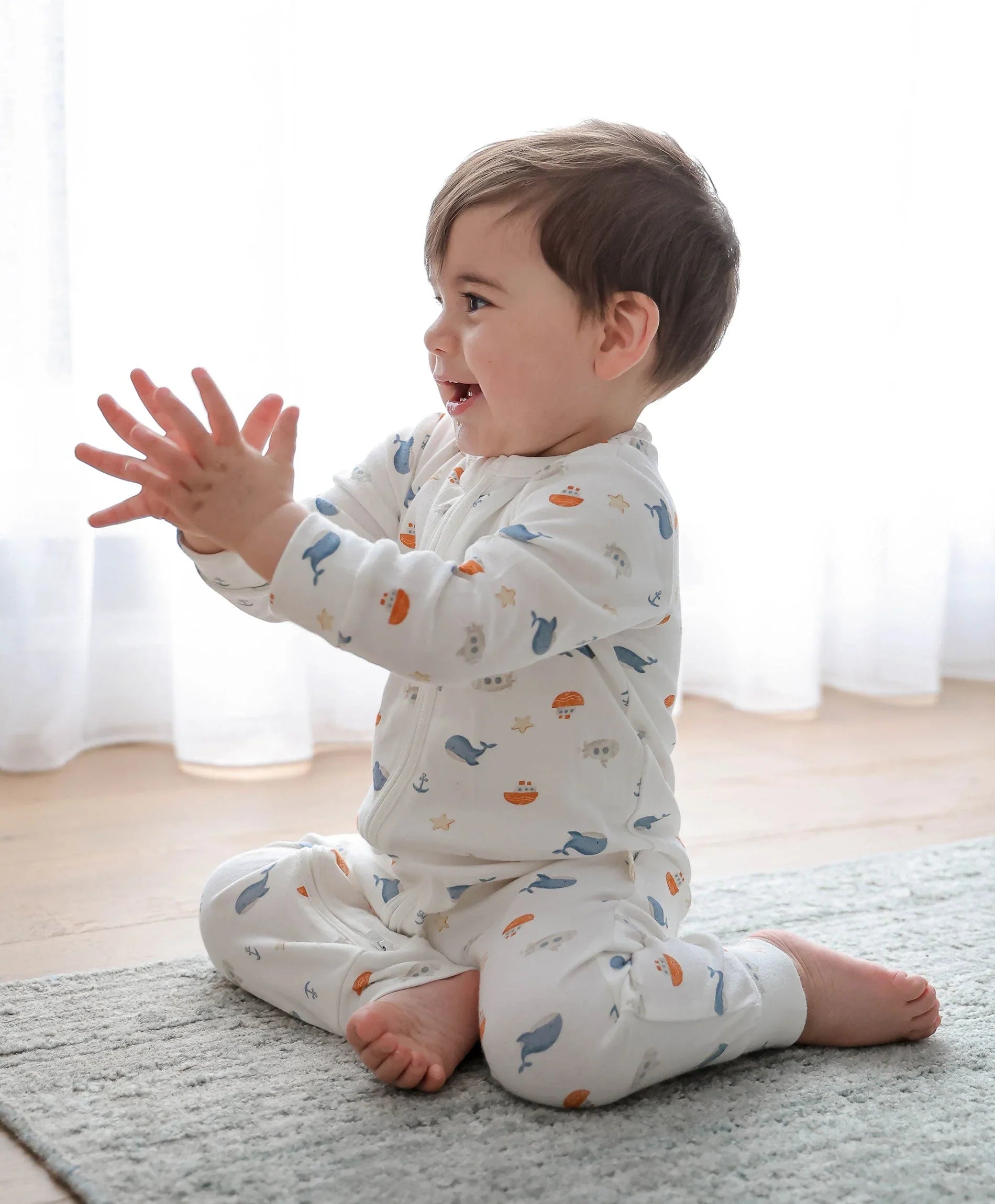 Growsuit - Sea Lummi in Colour Babywear