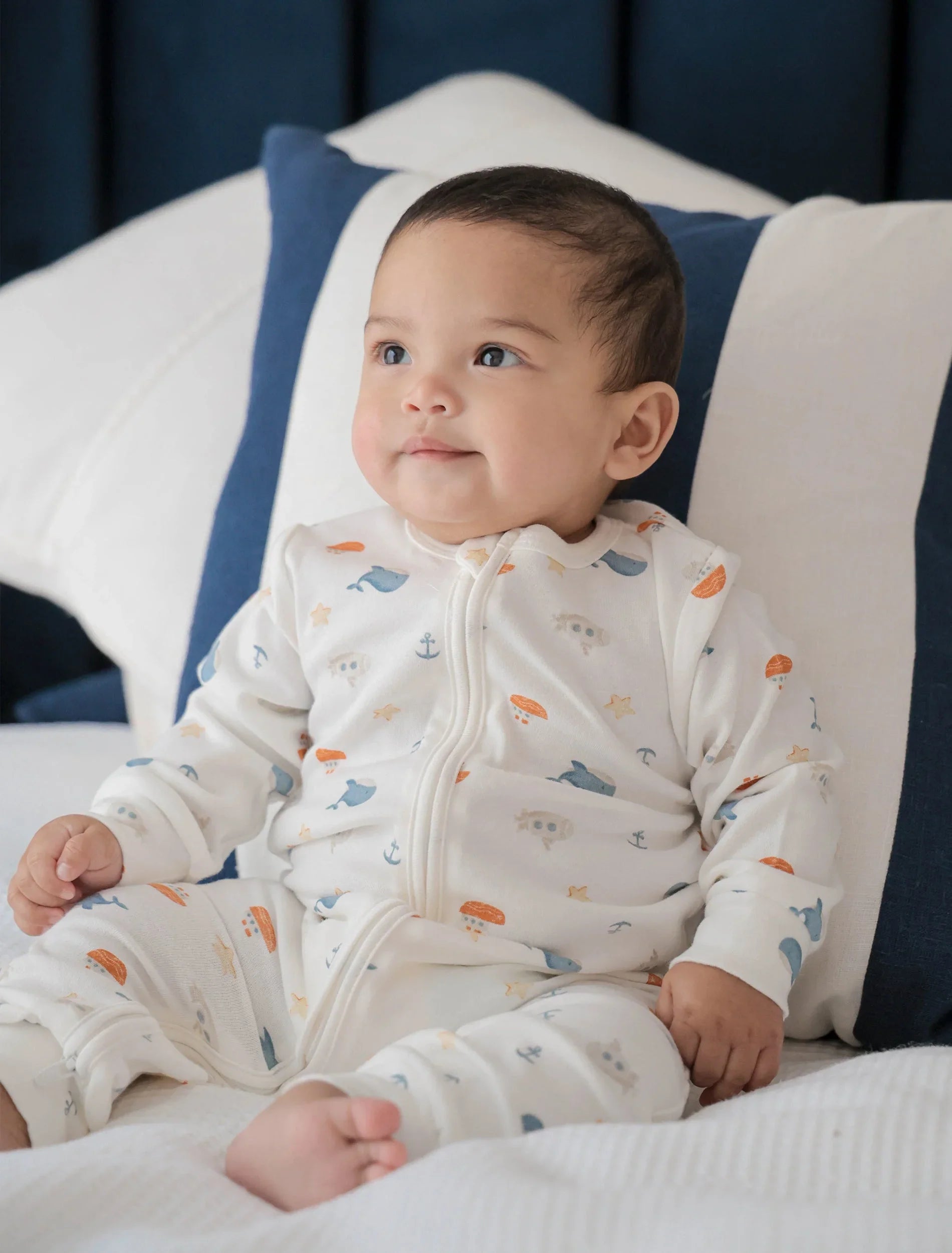 Growsuit - Sea Lummi in Colour Babywear