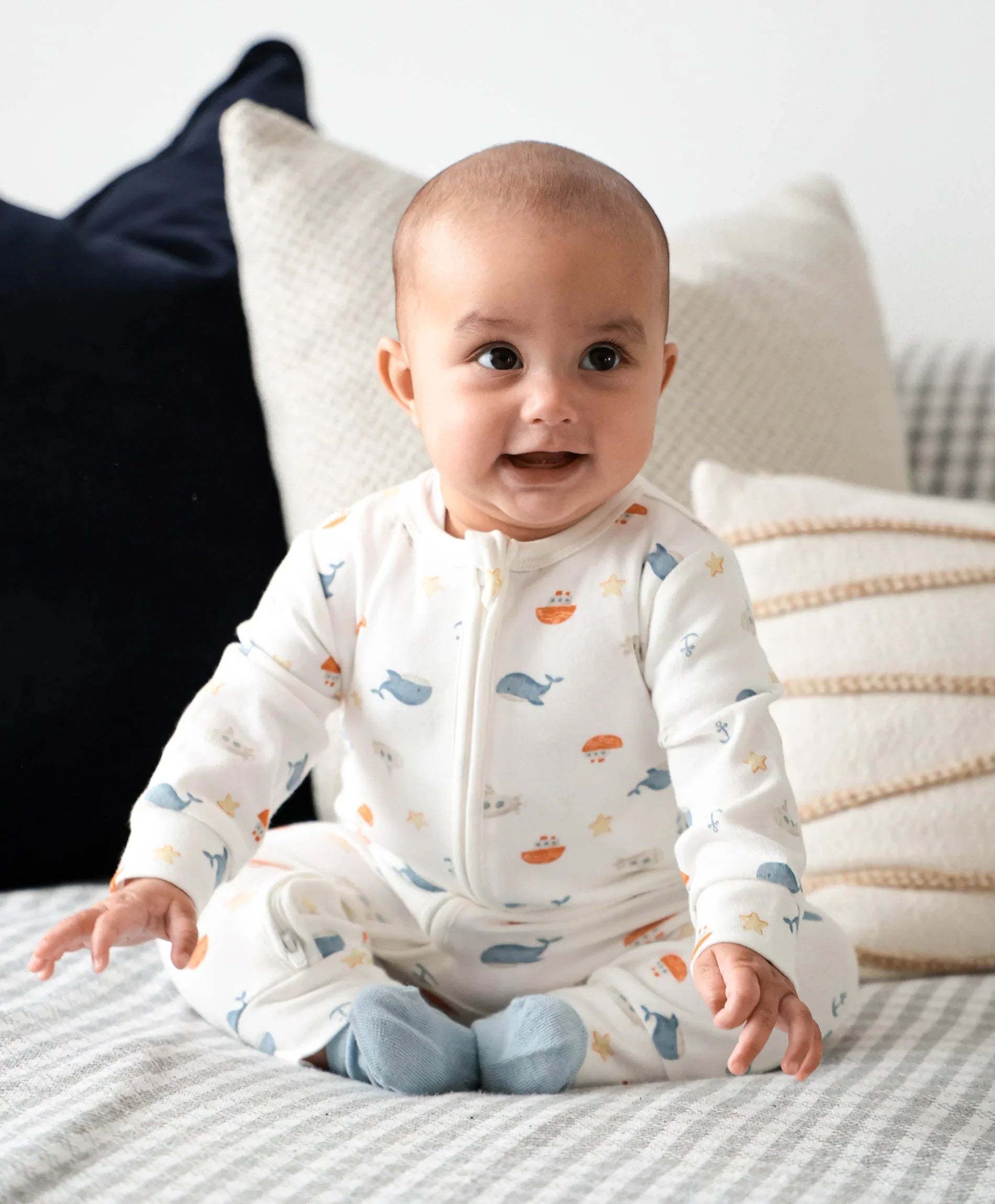 Growsuit - Sea Lummi in Colour Babywear