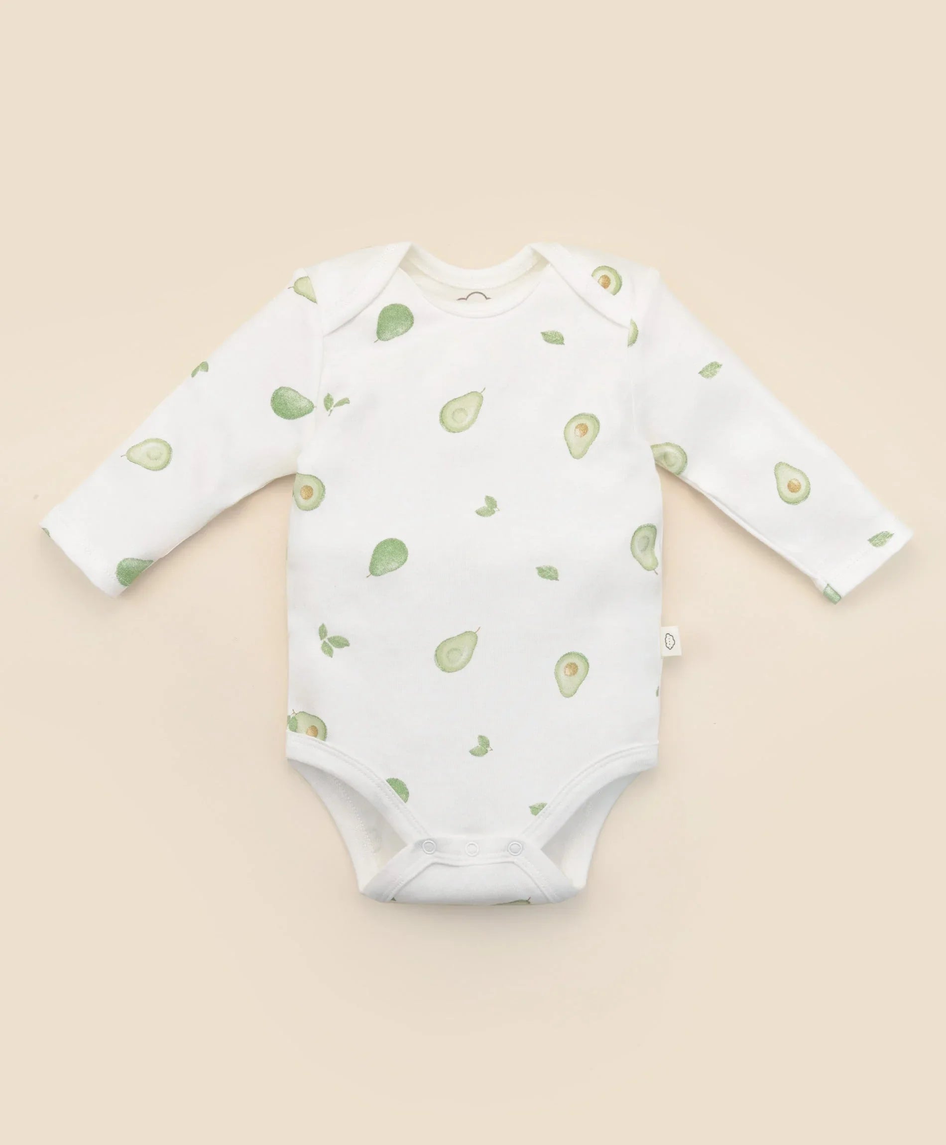 Baby long sleeve bodysuit - Avocados Lummi in Colour Babywear