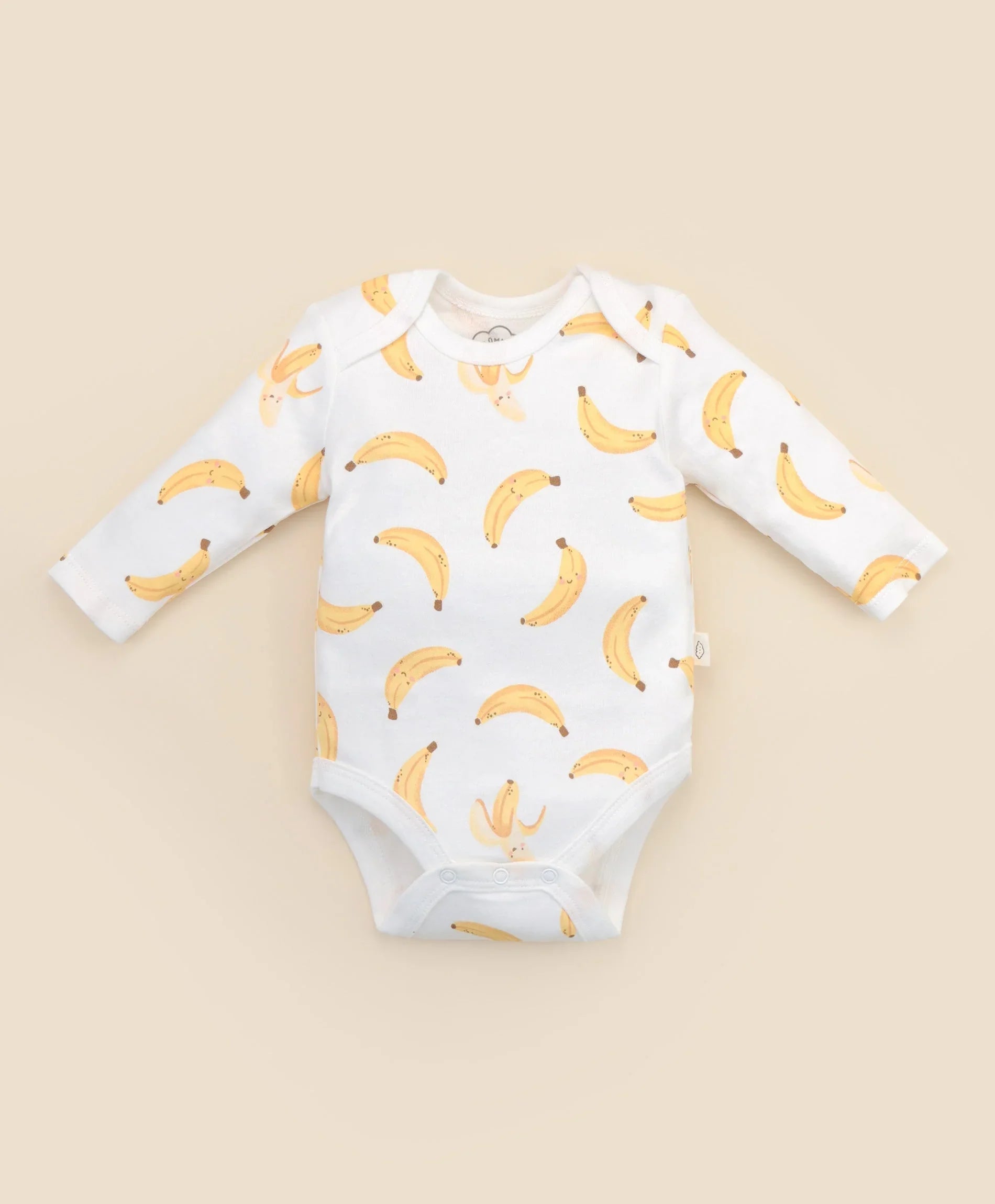 Baby long sleeve bodysuit - Bananas Lummi in Colour Babywear
