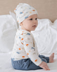 Baby long sleeve bodysuit - Sea Lummi in Colour Babywear