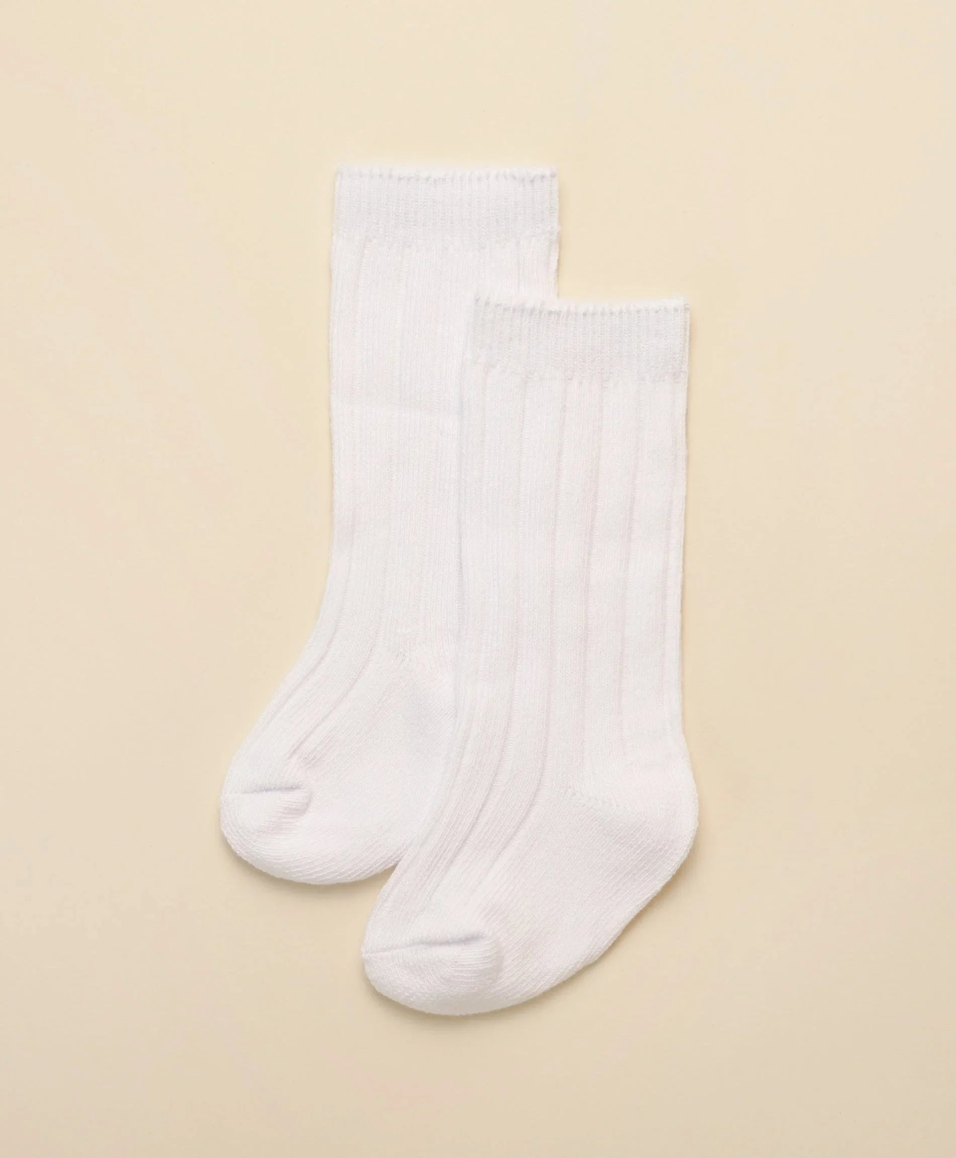 Knee high socks - White Lummi in Colour Babywear