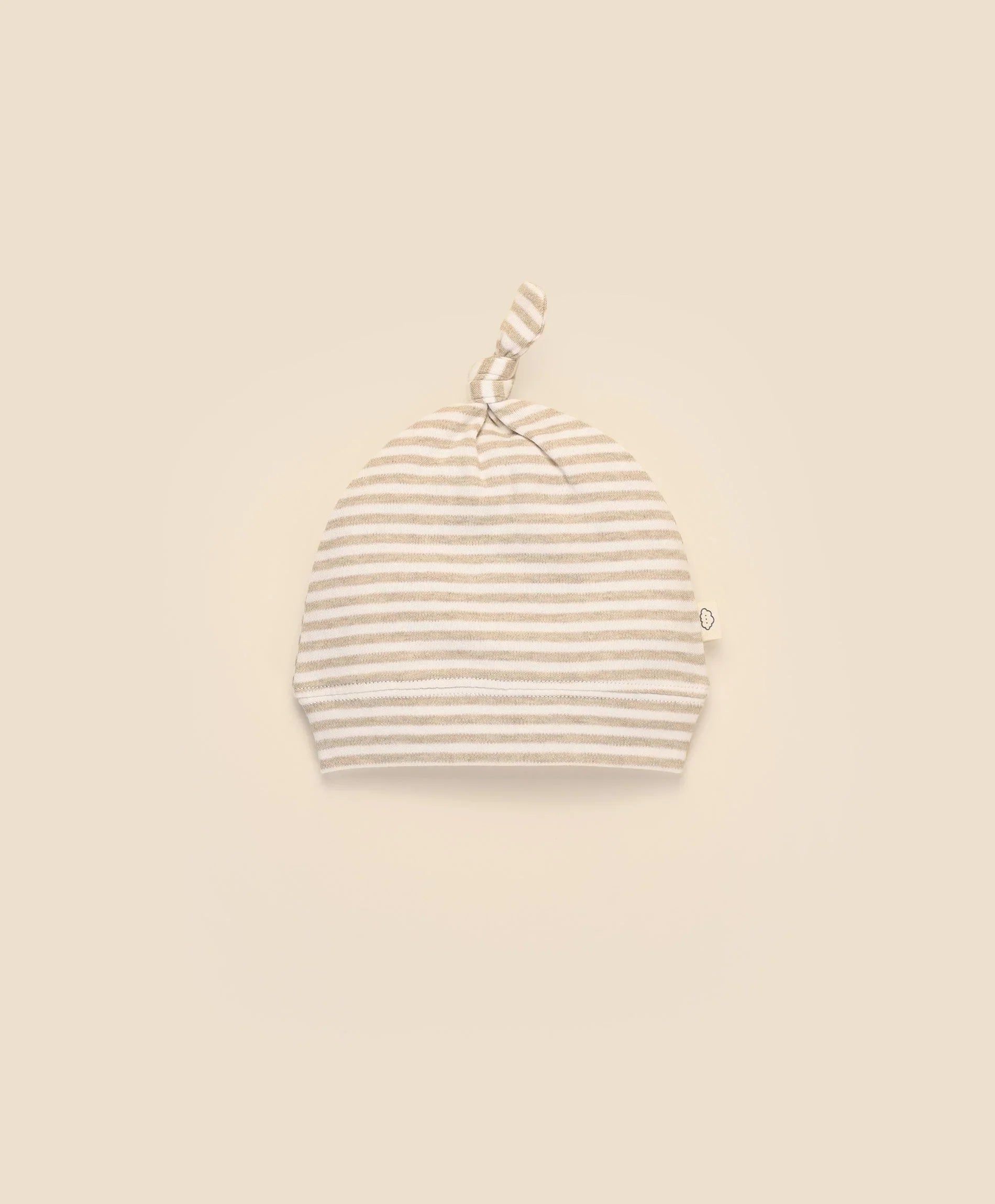 Comfy baby beanie - Oat stripes Lummi in Colour Babywear
