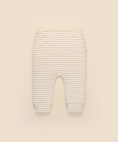 Comfy Baby Leggings - Oat stripes Lummi in Colour Babywear