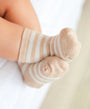 Baby Socks - Oat stripes Lummi in Colour Babywear