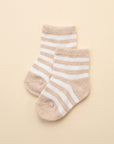 Baby Socks - Oat stripes