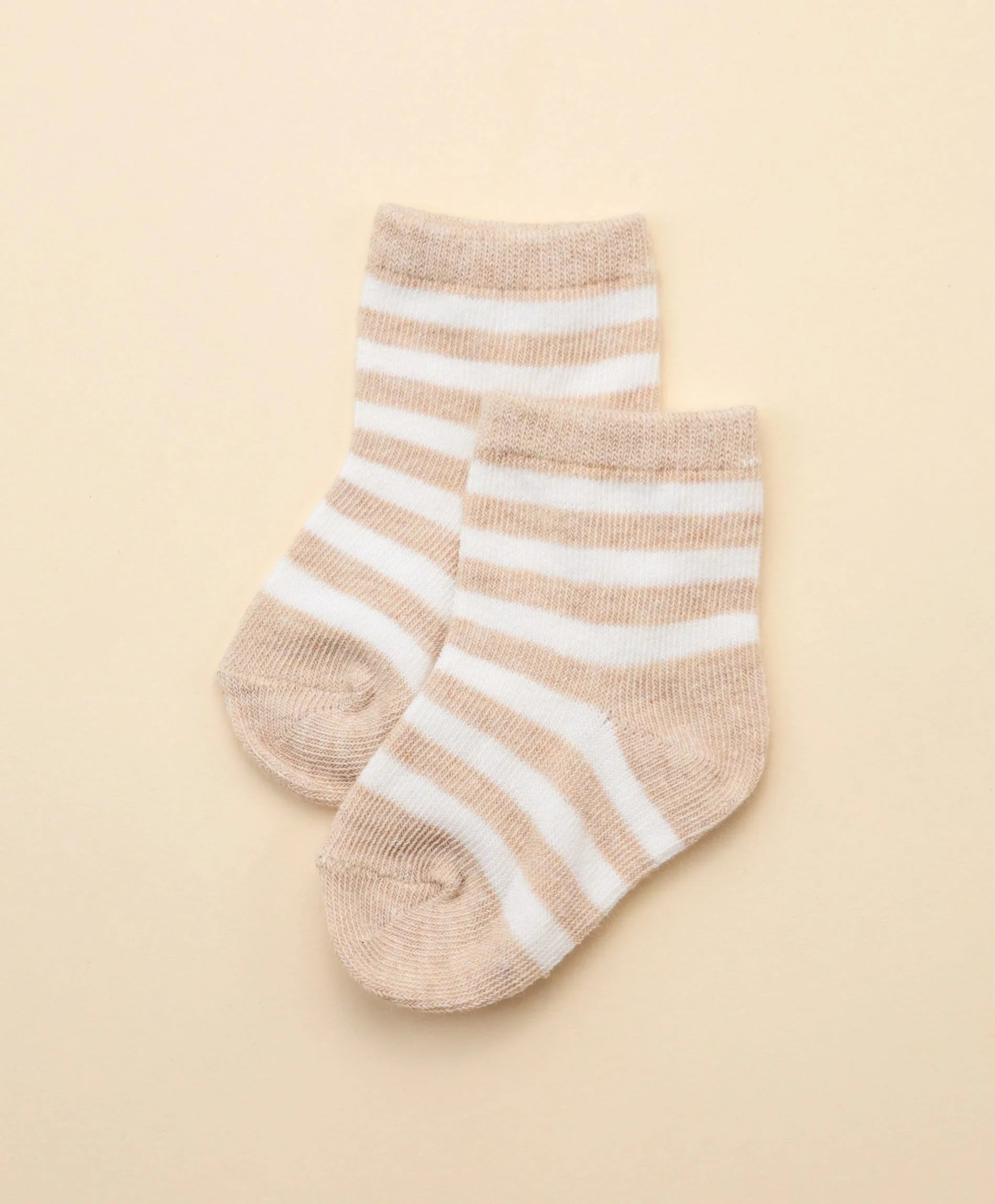 Baby Socks - Oat stripes Lummi in Colour Babywear