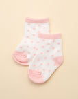 Baby Socks - Pink dots