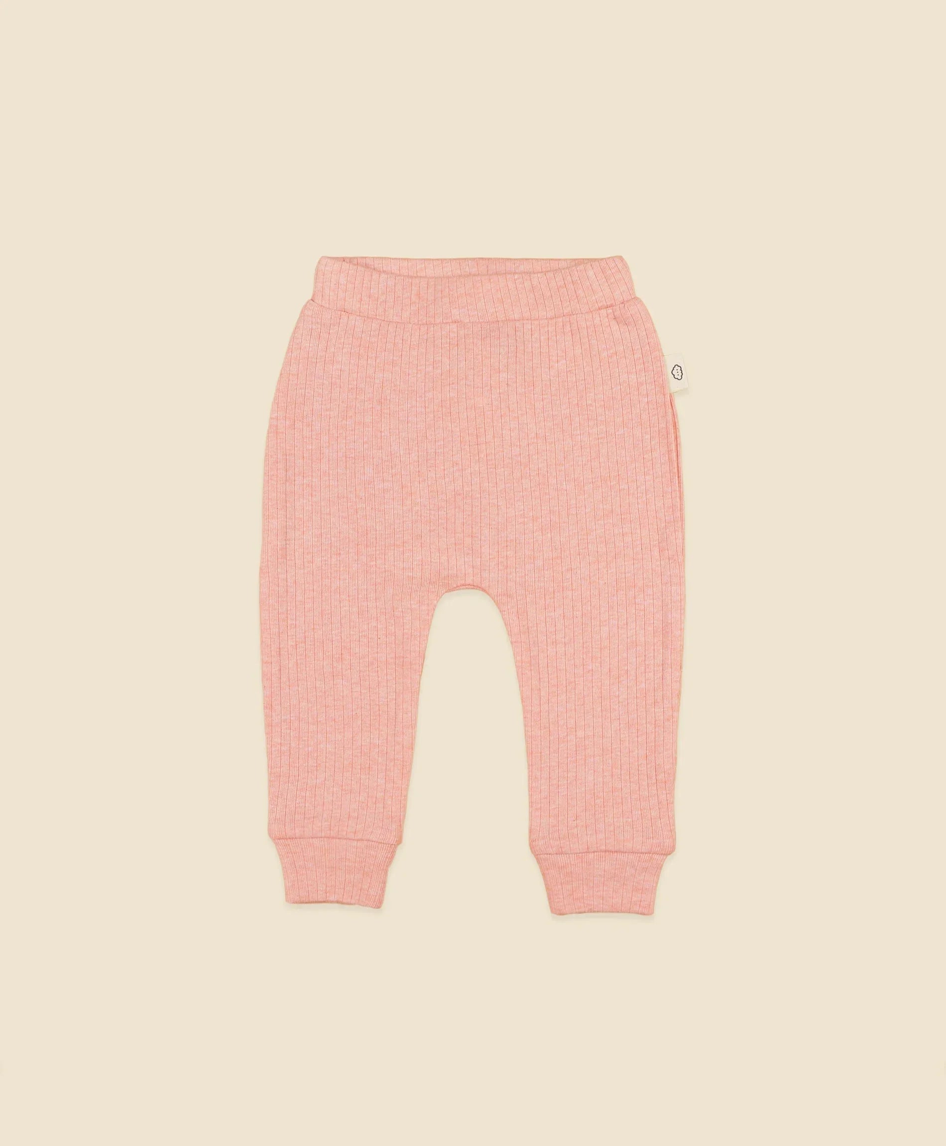 Comfy Baby Leggings - Heather Pink Lūmmi in Colour™ Babywear