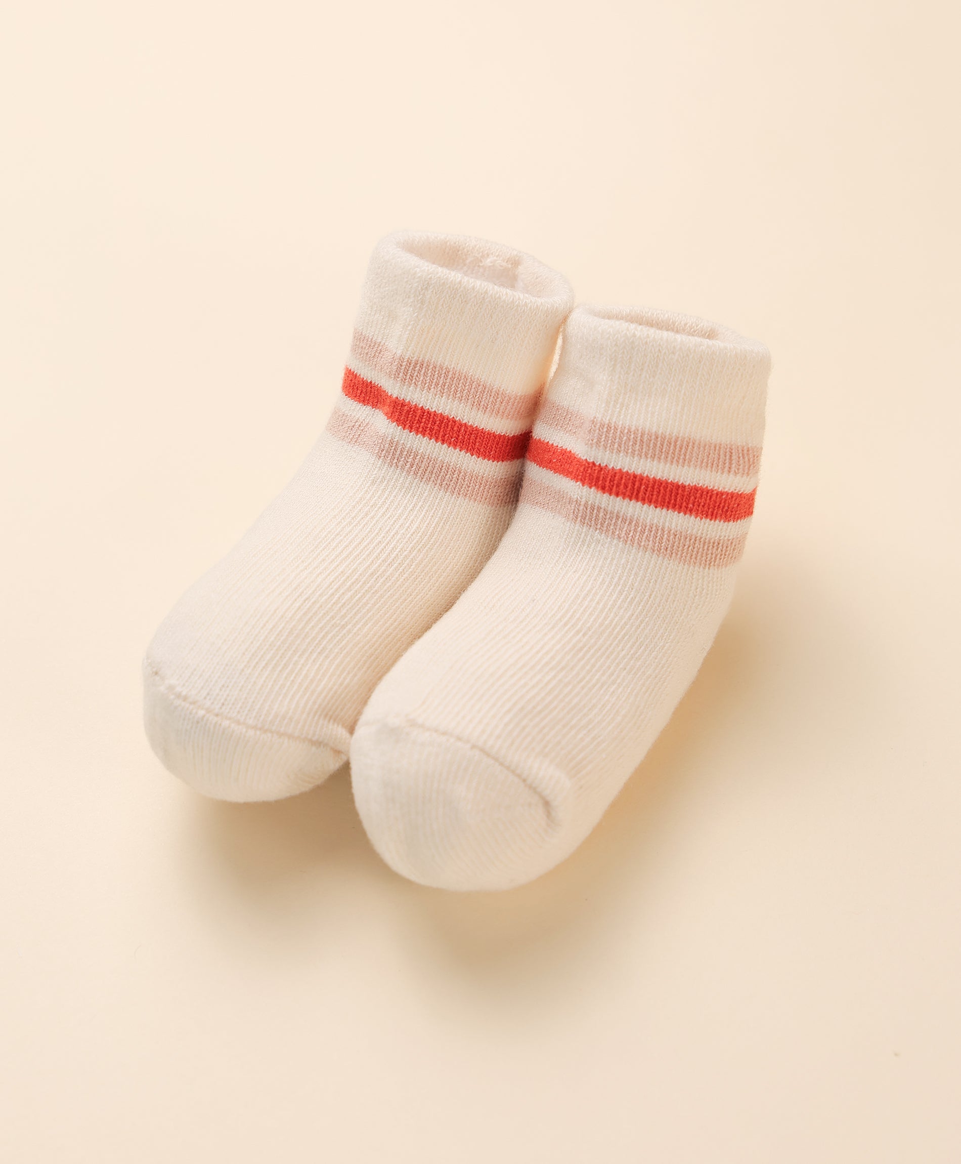 Socks - Pink &amp; red stripes