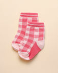 Socks - Berry plaid